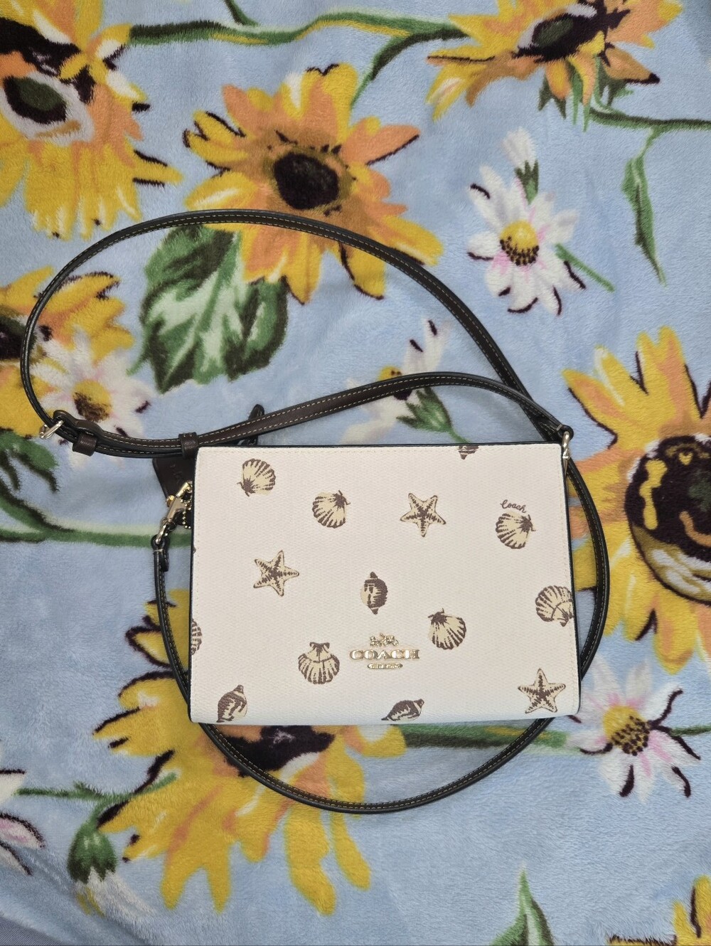 Coach Shell/Chalk Slim Crossbody